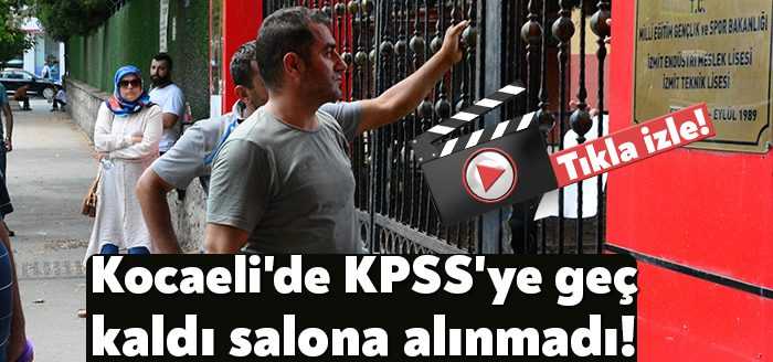Yurt genelinde olduğu gibi Kocaeli’de de KPSS heyecanı yaşandı. Geç
