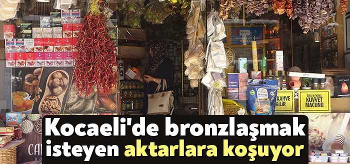 Aktarlarda yaz dönemi hareketliliği başladı. Bronzlaşmak ve cildinin sağlıklı görünmesini