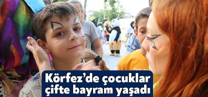 Körfez Belediyesi bayram boyunca çocuklar için ‘şenlik’ havasında etkinlikler düzenledi.