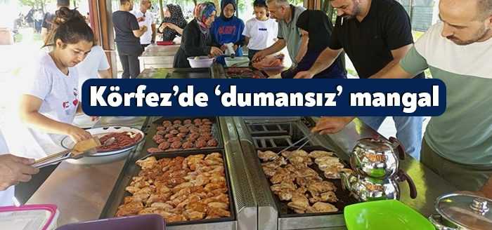 Körfez Belediyesi tarafından Kocaeli’de bir ilk olan mangal üniteleri, Tütünçiftlik