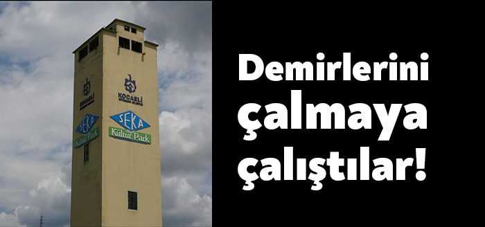 Kocaeli Büyükşehir Belediyesi tarafından müzeye dönüştürülen Seka Kağıt Fabrikası'nın kulesine