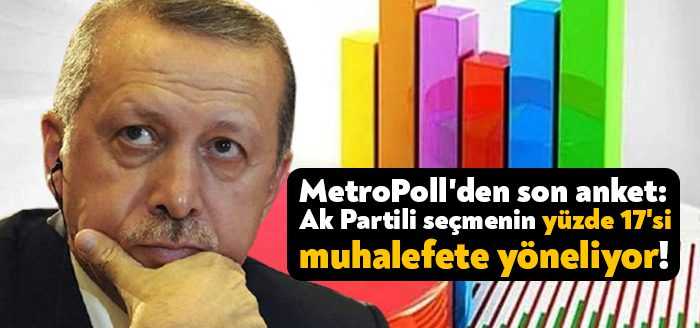 Metropoll anketine göre Ak Partili seçmenin %43’ü 'bu pazar seçim