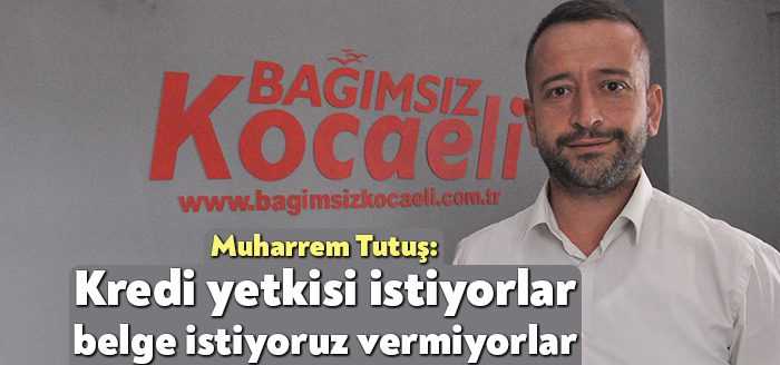 İzmit Belediye Meclisi AK Parti Grup Başkanvekili Muharrem Tutuş, araç