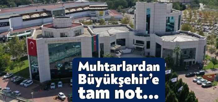 Kocaeli Büyükşehir Belediyesi'nin mahallelerde hizmet ortağı olarak gördüğü muhtarlar yapılan
