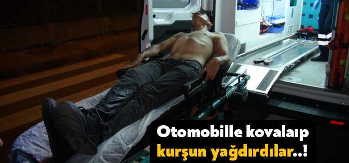 Kocaeli'de yolda yürüyen bir genç, uzun süre otomobille kovalandı ve