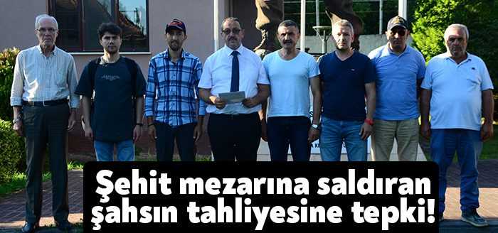 Kocaeli'de 4 şehit mezarına "PKK" yazan ve küfürler ederek sosyal