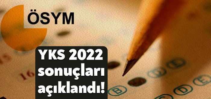 Milyonlarca öğrencinin merakla beklediği Yükseköğretim Kurumları Sınavı (2022-YKS) sonuçları açıklandı.