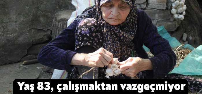 Kocaeli'de yaşayan 83 yaşındaki Sabriye Aktaş, güler yüzü ve anılarıyla