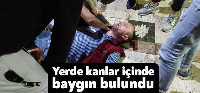 Kocaeli'nin İzmit ilçesinde yerde baygın ve yaralı halde bulunan vatandaş