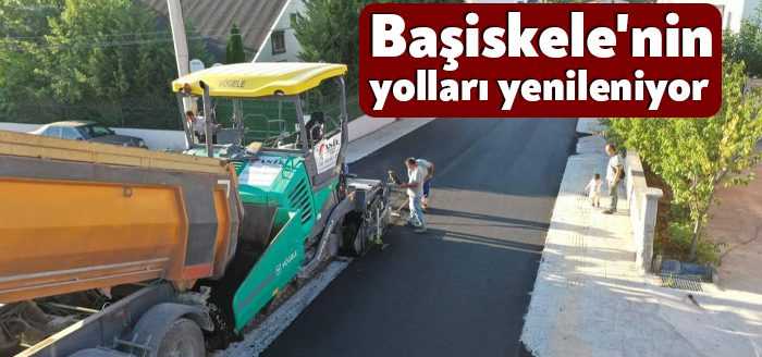 Başiskele Belediyesi kentin yollarını sıcak asfaltla kaplıyor.