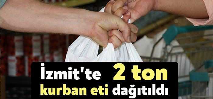 İzmit Belediyesi, Gıda Bankası ve Aşevi aracılığıyla hayırseverlerin bağışladığı toplamda