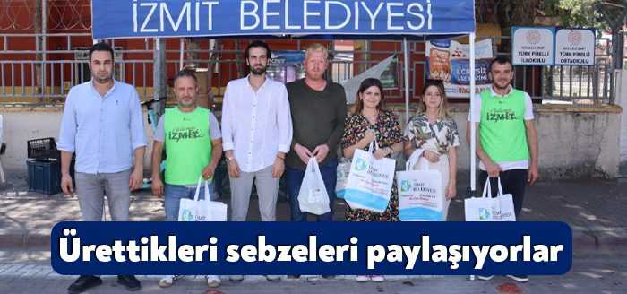 İzmit Belediyesinin üretim projeleri kapsamında Kırsal Hizmetler Müdürlüğü Tarımsal Uygulama