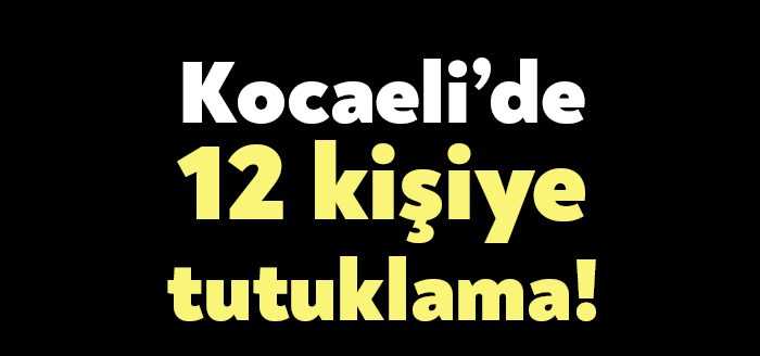  Kocaeli'de yapılan uyuşturucu operasyonlarında 73 kişi hakkında işlem başlatıldı, 12