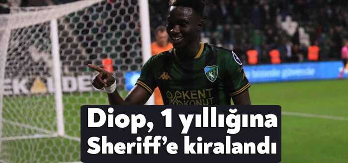 Kocaelispor, Senegalli genç futbolcusu Mouhamed Diop’u 1 yıllığına Sheriff’e kiraladı.