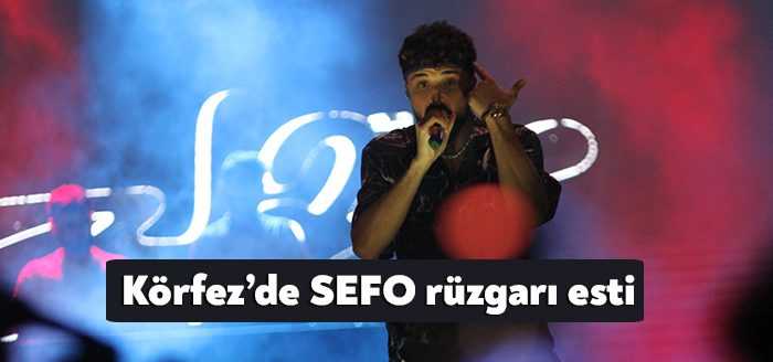 Ünlü rap sanatçısı Sefo, bu kez Körfezlileri coşturdu. Başkan Söğüt,