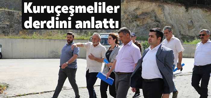 İzmit Belediyesi başkan yardımcıları ve ilgili müdürler, Kuruçeşme Doğan Mahalle