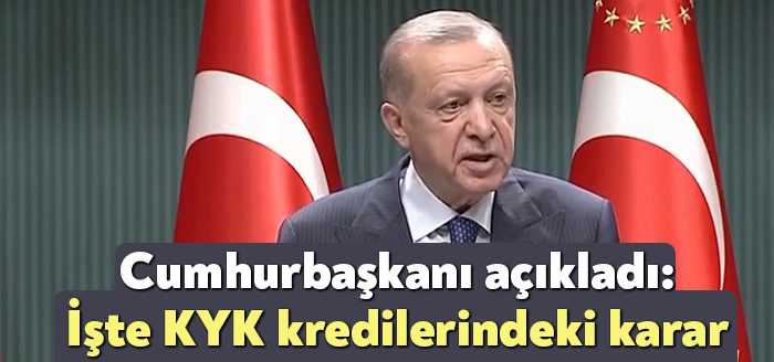 Cumhurbaşkanı Recep Tayyip Erdoğan, Cumhurbaşkanlığı Kabinesi toplantısı sonrası açıklamalarda bulundu.