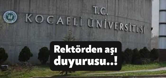 Kocaeli Üniversitesi Rektörü Prof. Dr. Sadettin Hülagü, koronavirüs vakalarında farkedilen