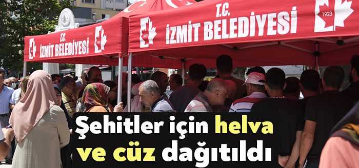 İzmit Belediyesi, 15 Temmuz hain darbe girişiminin yıldönümünde, tüm şehitlerimizi