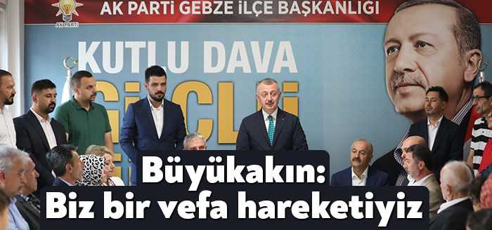 Kocaeli Büyükşehir Belediye Başkanı Tahir Büyükakın, Kurban Bayramı sebebiyle AK