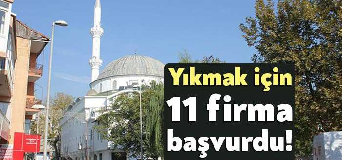 İzmit Mehmet Ali Paşa Camii yıkım ihalesi bugün gerçekleştirildi. İhaleye