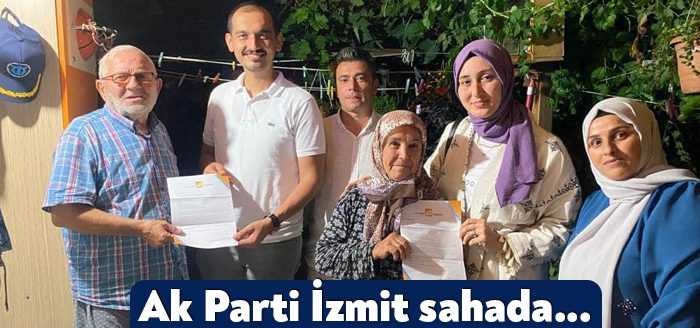 AK Parti İzmit İlçe Başkanı Ali Güney, aynı anda mahalle