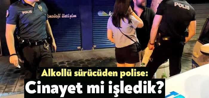 Kocaeli'de uygulama noktasında durdurulan otomobilin sürücüsü alkollü çıktı. Polis merkezine