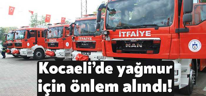 Kocaeli’ni etkisi altına alması beklenen sağanak yağış öncesinde Genel Sekreter