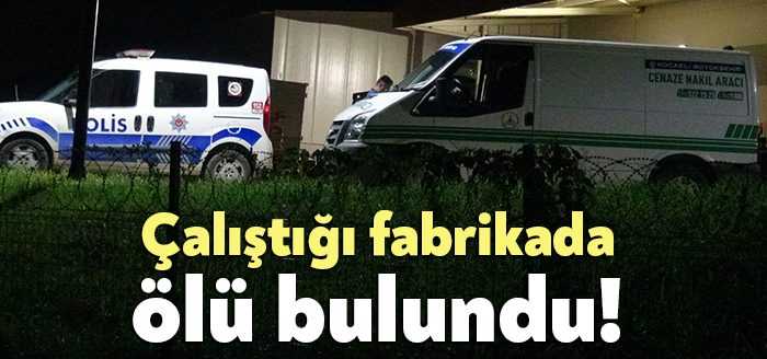 Kocaeli'nin Kartepe ilçesinde 50 yaşındaki şahıs, gece bekçisi olarak çalıştığı