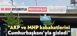 Çetin Sarıca: AKP ve MHP kabahatlerini Cumhurbaşkanı’yla gizledi