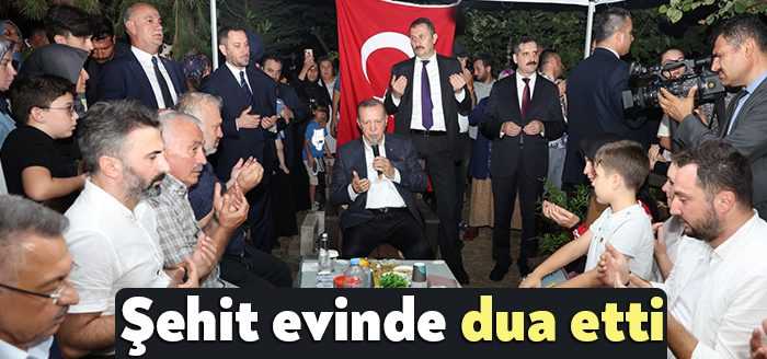 Cumhurbaşkanı Recep Tayip Erdoğan, Pençe-Kilit Operasyonu bölgesinde şehit olan Piyade