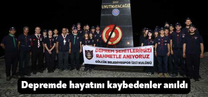Kocaeli’nin Gölcük ilçesinde 17 Ağustos 1999 Büyük Marmara Depremi’nde hayatını