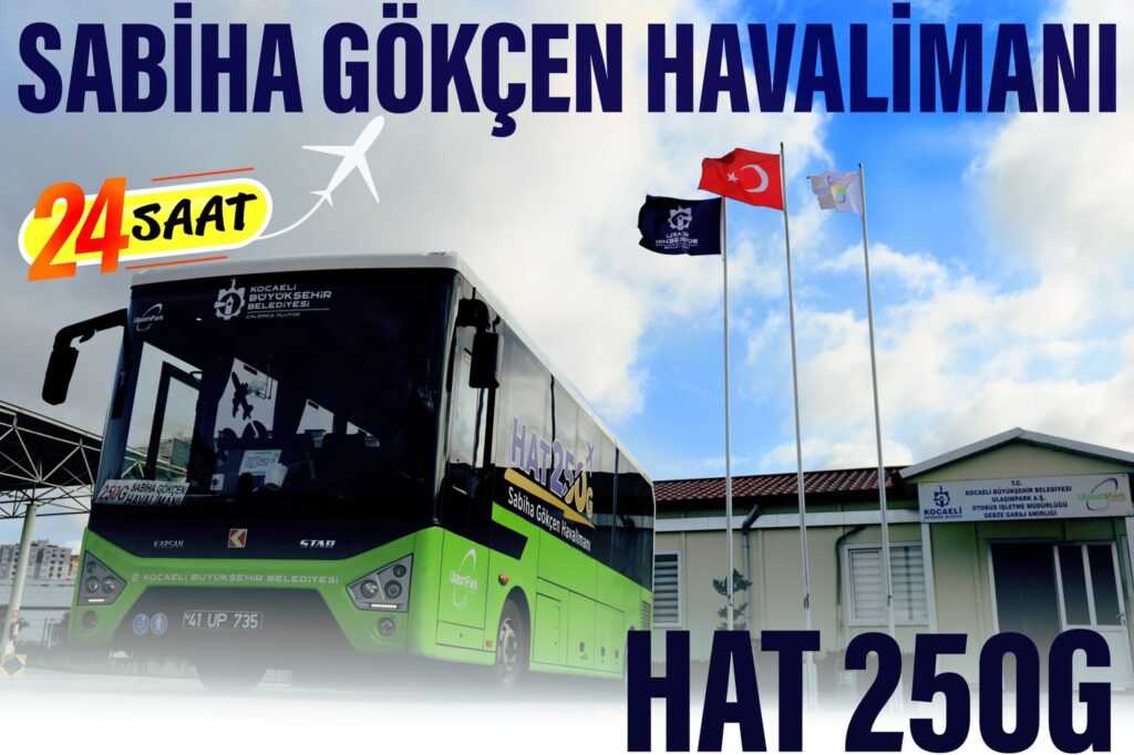 Kocaeli Büyükşehir Belediyesi iştiraklerinden UlaşımPark A.Ş. tarafından gerçekleştirilen Sabiha Gökçen otobüs seferleri artık 24 saat kesintisiz olacak.