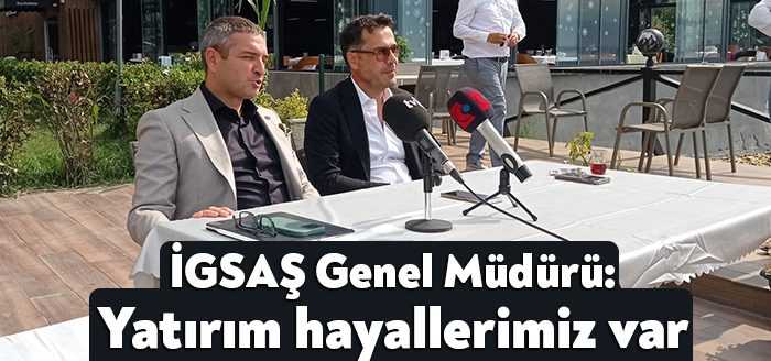 İGSAŞ Genel Müdürü İlkay Ünal, Kocaeli'deki basın mensuplarıyla bir araya