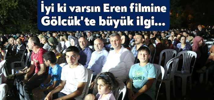 Gölcük Belediyesi ücretsiz Açık Hava Sinema Akşamları, dün akşam Kesişme: