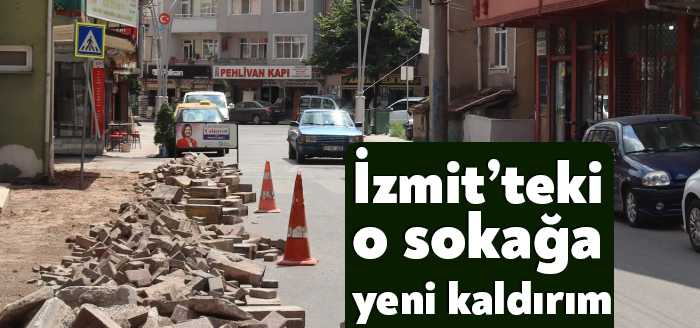 İzmit Belediyesi Fen İşleri Müdürlüğü ekipleri, Mehmet Ali Paşa Mahallesi