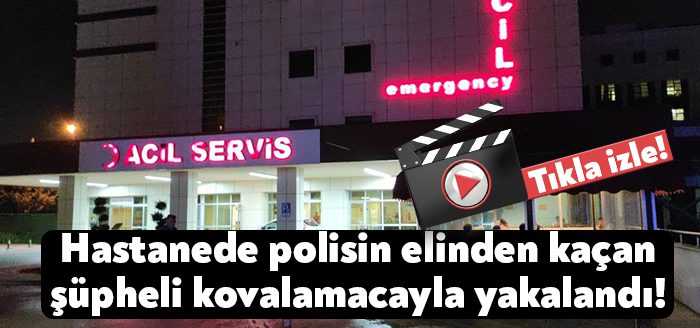 Kocaeli'de sağlık kontrolü için hastaneye götürülen şahıs polisten kaçtı. Yaklaşık