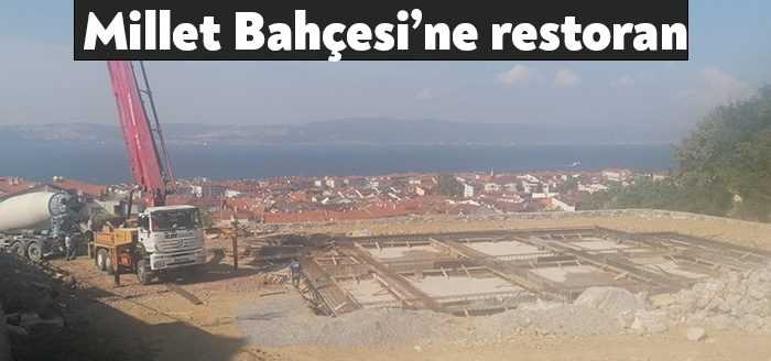 Kocaeli Büyükşehir, Karamürsel’e vizyon katacak Millet Bahçesi projesinde restoran binasının
