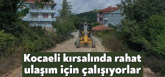 Kocaeli Büyükşehir A Takımı, çiftçilerin üretim alanlarına rahat bir şekilde
