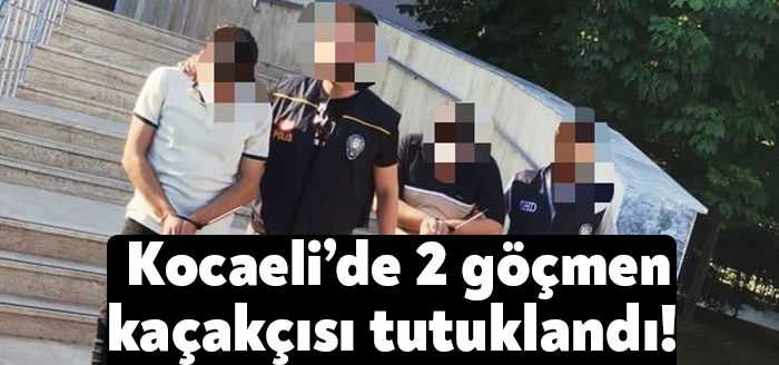  Kocaeli TEM Otoyolunda durdurulan bir araçta 11 düzensiz göçmen yakalanırken
