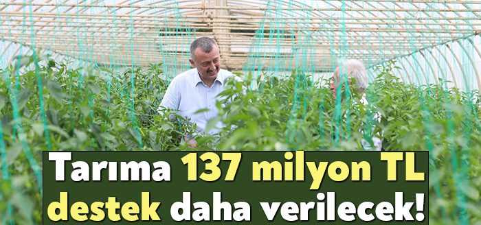 Tarım ve hayvancılığa bugüne kadar 118 Milyon TL’lik destek verdiklerini