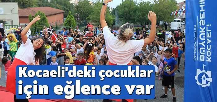 Kocaeli Büyükşehir Belediyesinin “Çık Dışarıya Oy-na-ya-lım!’’ adı altında başlattığı ailelerin
