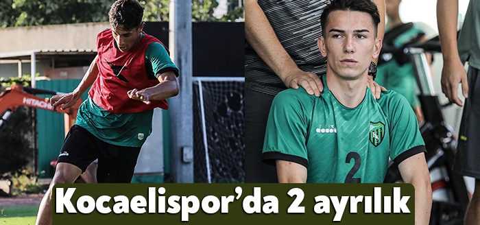 Kocaelispor’da İsa Nalbant ve Furkan Gedik’in Derince Belediyespor’a transfer edildiği