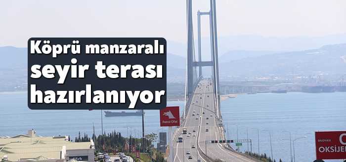 Kocaeli Büyükşehir, Dilovası’na kafe hizmeti verecek seyir terası kazandırıyor. Ekipler,