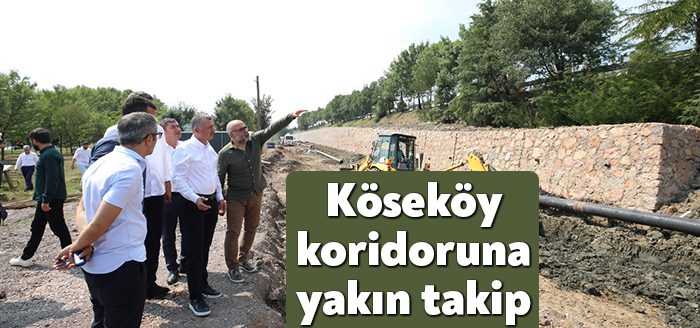 Kocaeli Büyükşehir tarafından Kocaeli Stadyumuna ulaşımı kolaylaştıracak Köseköy koridorunun yapımını