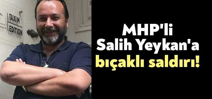 MHP'li kimliğiyle tanınan Salih Yeykan, küfürlü konuştuğu iddia edilen gençleri