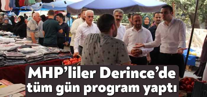MHP Kocaeli İl Başkanı Yunus Emre Kurt ve ekibi, dün