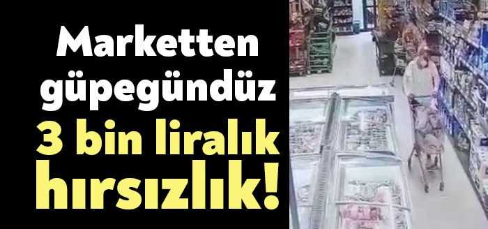 Kocaeli’nin Darıca ilçesinde bir markete müşteri gibi giren 3 kadın,