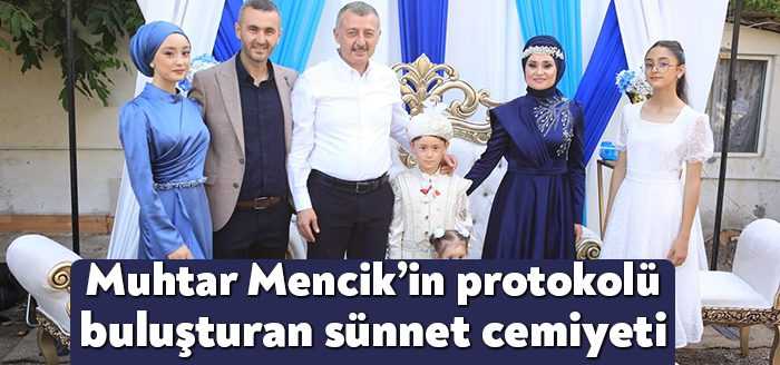 İzmit Yenidoğan Mahallesi Muhtarı Ergün Mencik’in oğlu Ali Hamza sünnet