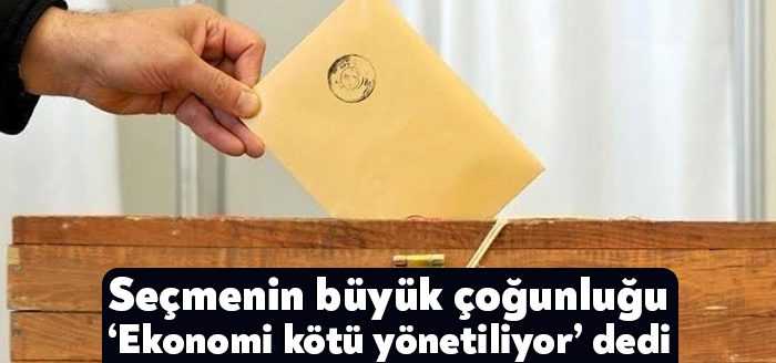 MetroPOLL Araştırma anketinde halkın büyük çoğunluğu (%75) ekonomi yönetiminin başarısız